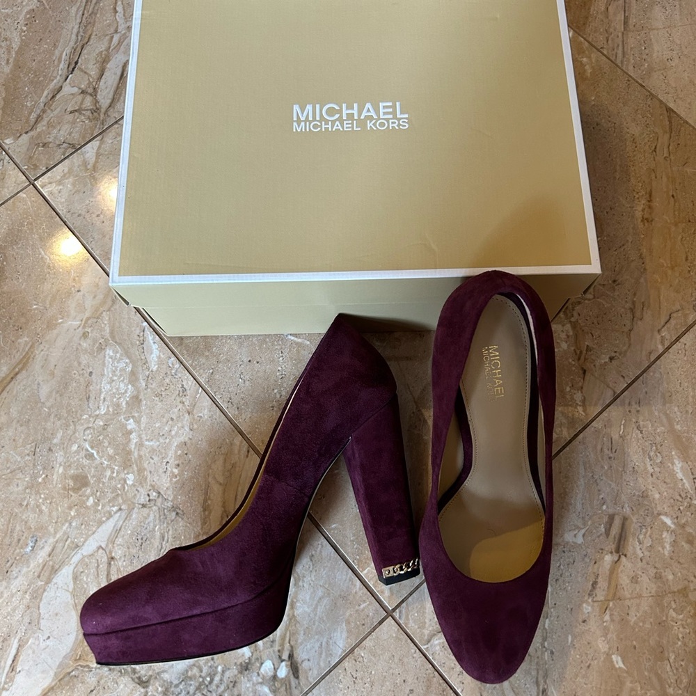 Michael Kors Suede Heels